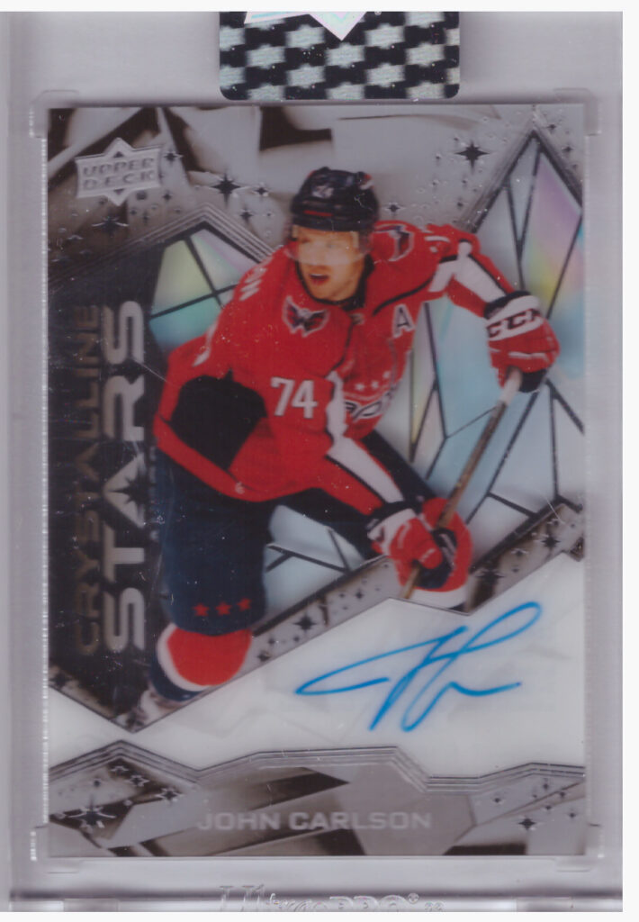 2024/25 Clear Cut – John Carlson Washington Capitals CSA-JC