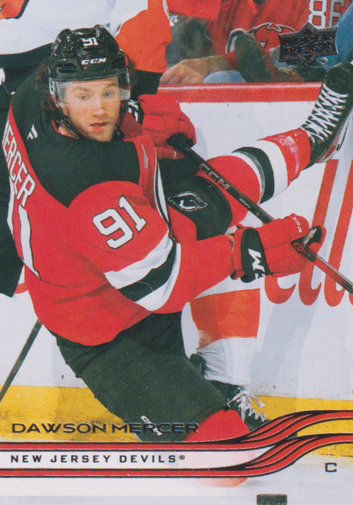 2025/26 Upper Deck Series 1 – Dawson Mecer New Jersey Devils 103