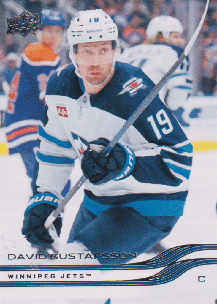 2025/26 Upper Deck Series 1 – David Gustafsson Winnipeg Jets 197