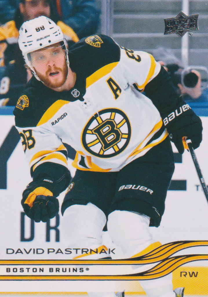 2025/26 Upper Deck Series 1 – David Pastrňák Boston Bruins 7