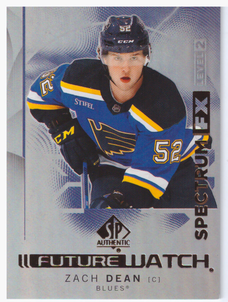 2024/25 SP Authentic – Zach Dean St.Louis Blues S-79