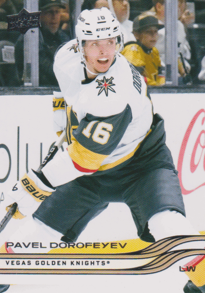 2025/26 Upper Deck Series 1 – Pavel Dorofeyev Vegas Golden Knights 183