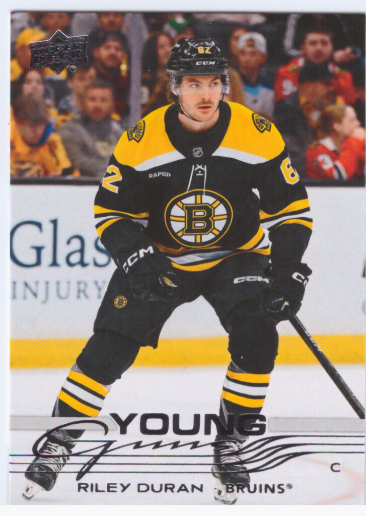 2025/26 Upper Deck Series 1 – Riley Duran Boston Bruins 211