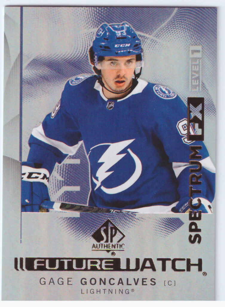 2024/25 SP Authentic – Gage Goncalves Tampa Bay Lightnings S-62