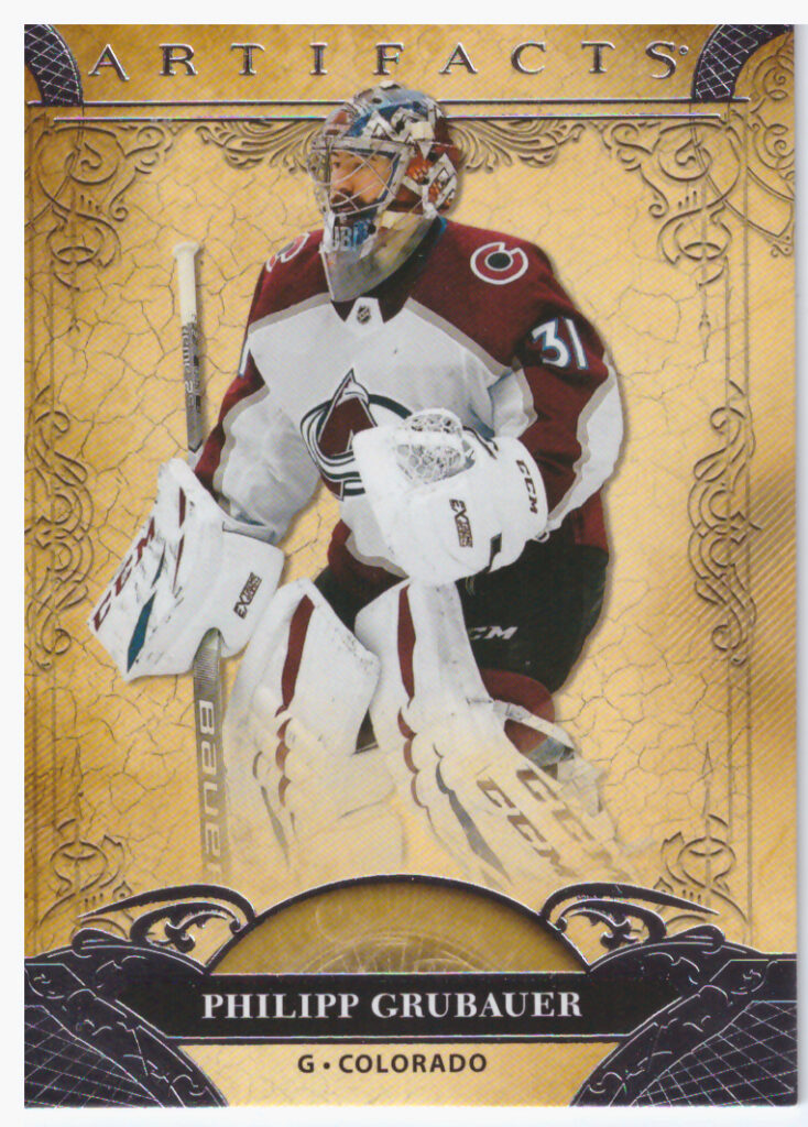 2020/21 Artifacts – Philipp Grubauer Colorado Avalanche 99