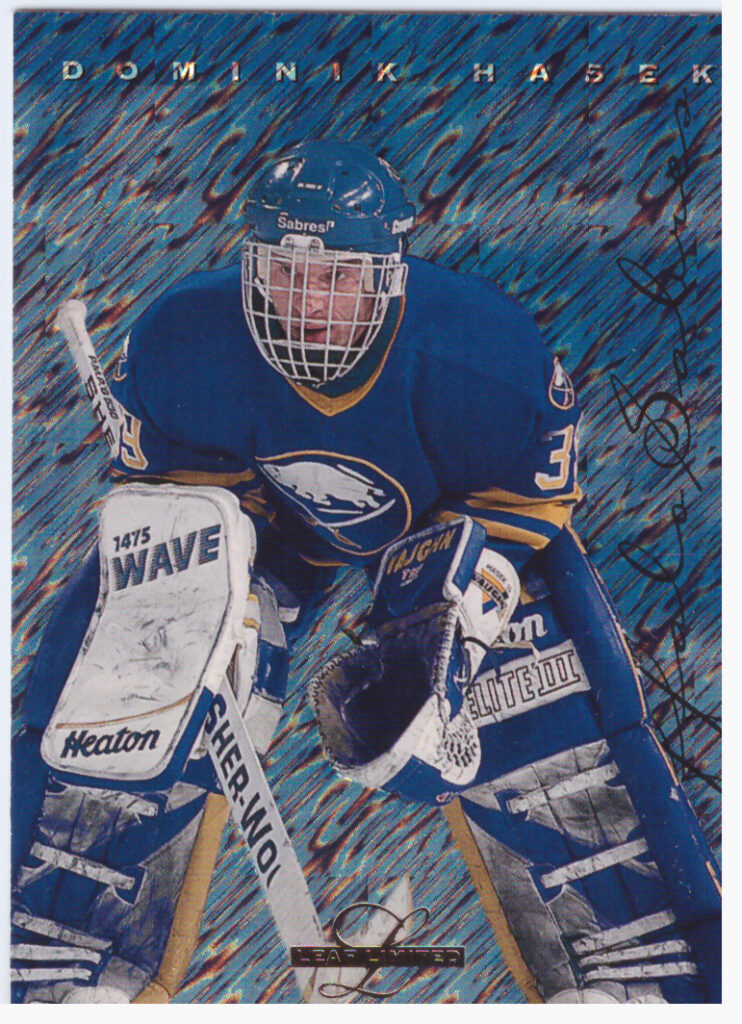 1995/96 Donruss Leaf Limited – Dominik Hašek Buffalo Sabres 76