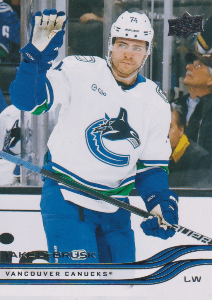 2025/26 Upper Deck Series 1 – Jake DeBrusk Vancouver Canucks 179