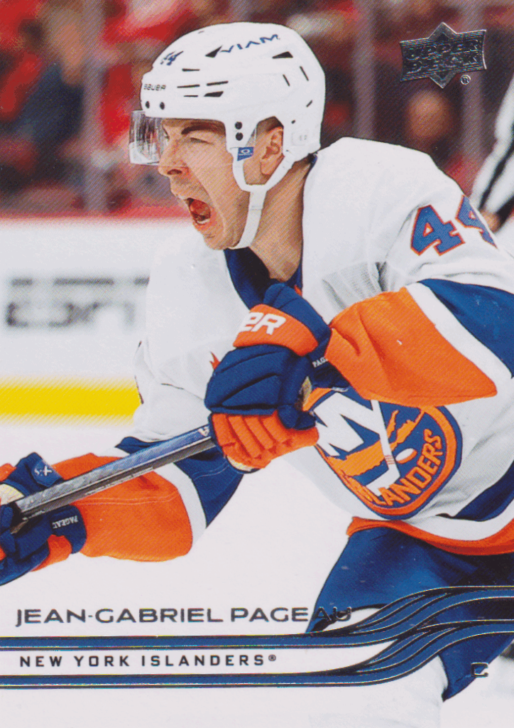 2025/26 Upper Deck Series 1 – Jean-Gabriel Pageau New York Islanders 106