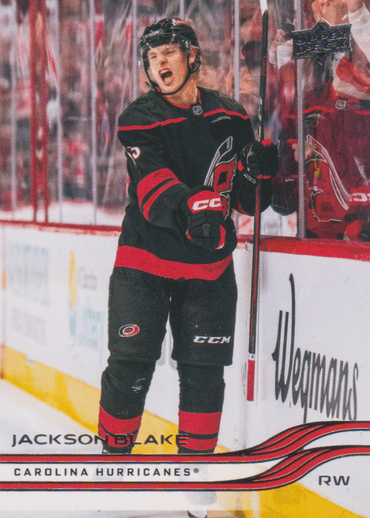 2025/26 Upper Deck Series 1 – Jackson Blake Carolina Hurricanes 25