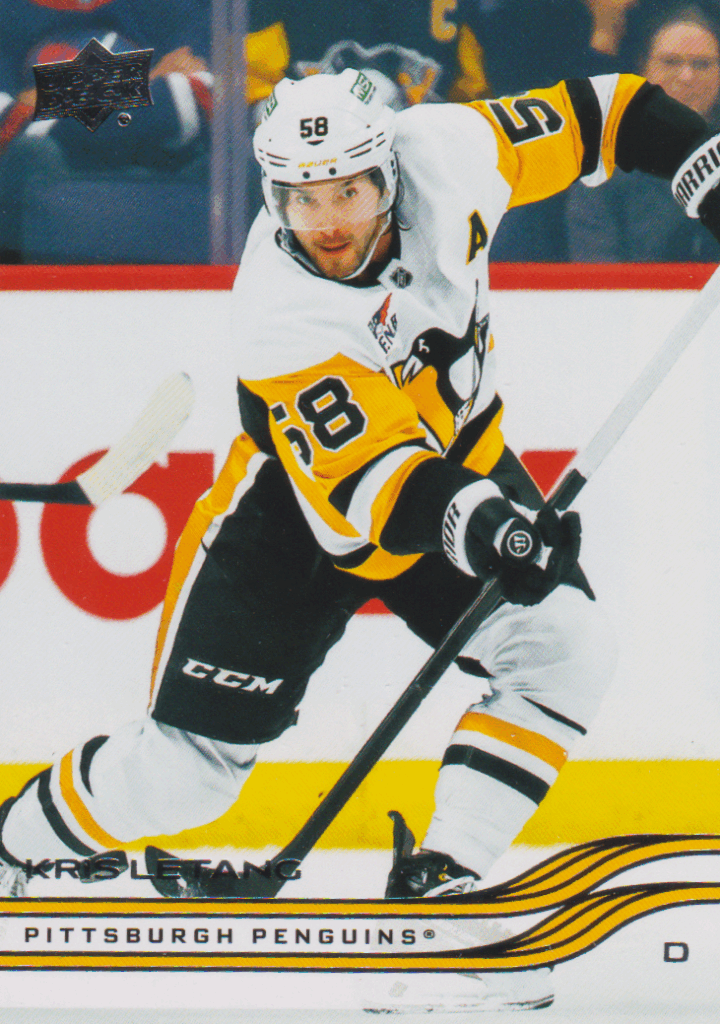 2025/26 Upper Deck Series 1 – Kris Letang Pittsburgh Penguins 134
