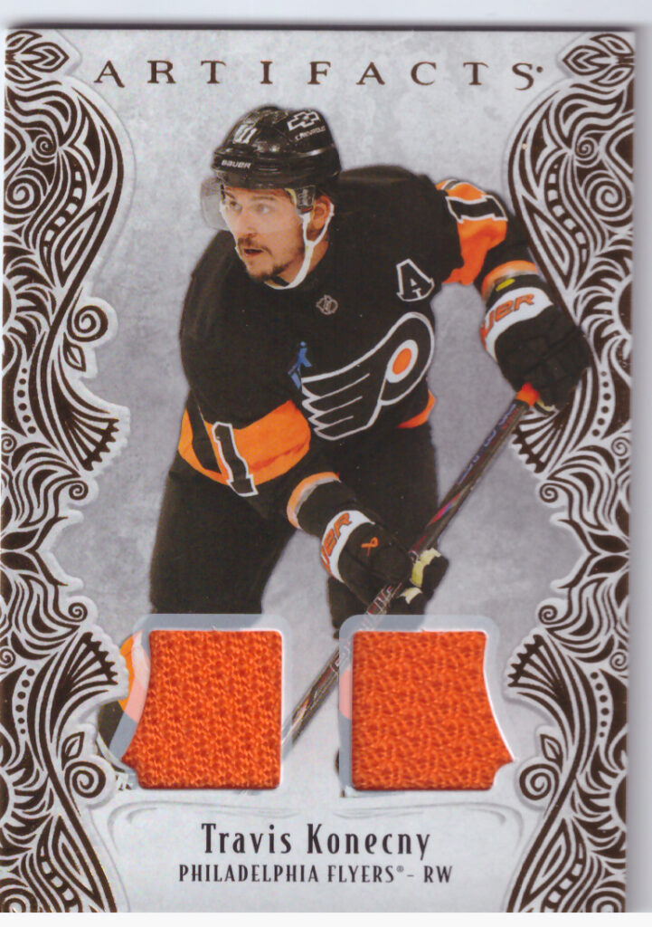 2025/26 Artifacts – Travis Konecny Philadelphia Flyers 124   /199