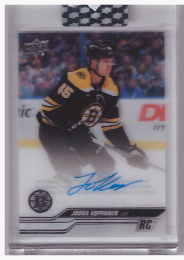 2023/24 Clear Cut – Joona Koppanen Boston Bruins CC-JK