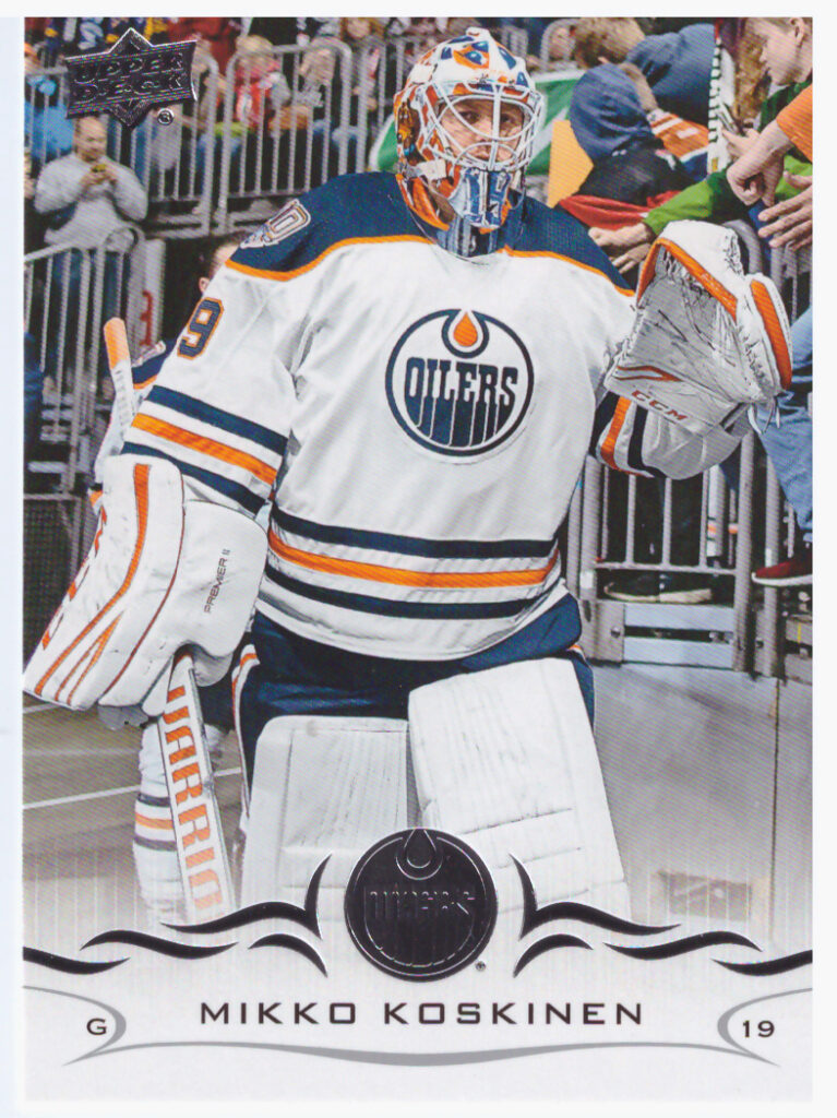 2018/19 Upper Deck Series 2 – Mikko Koskinen Edmonton Oilers 325