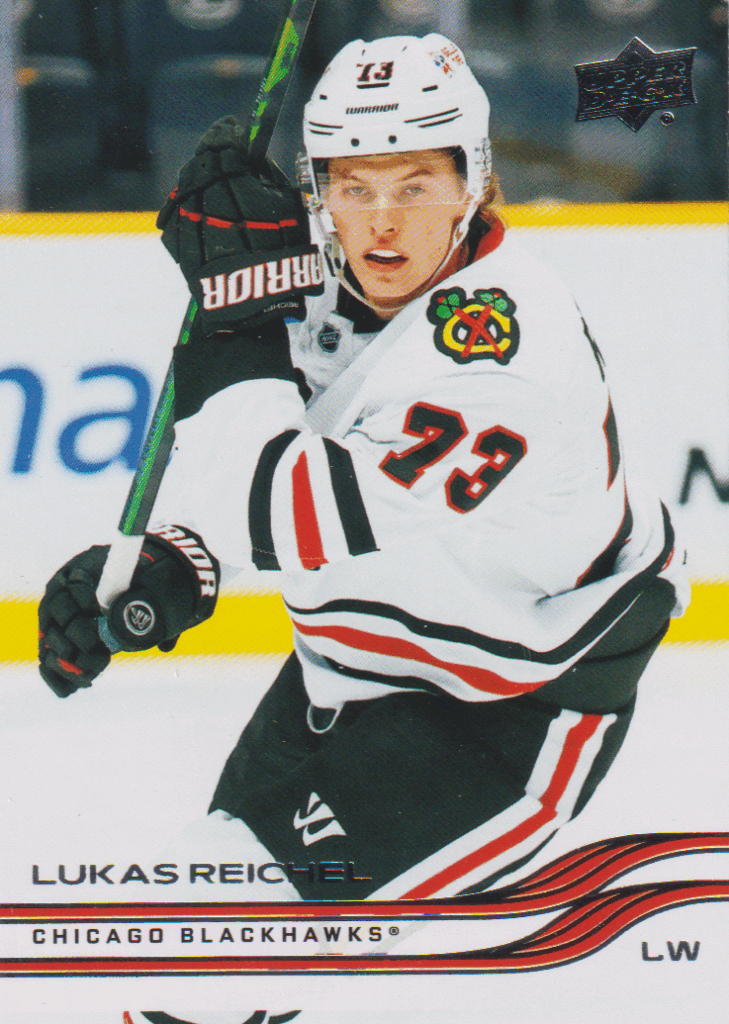 2025/26 Upper Deck Series 1 – Lukas Reichel Chicago Blackhawks 34