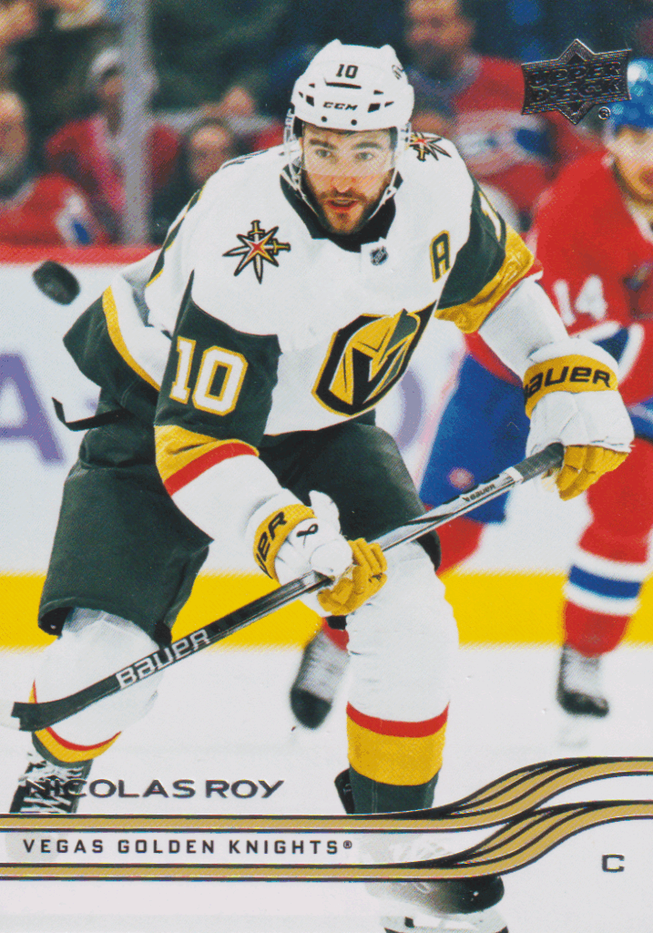 2025/26 Upper Deck Series 1 – Nicolas Roy Vegas Golden Knights 182