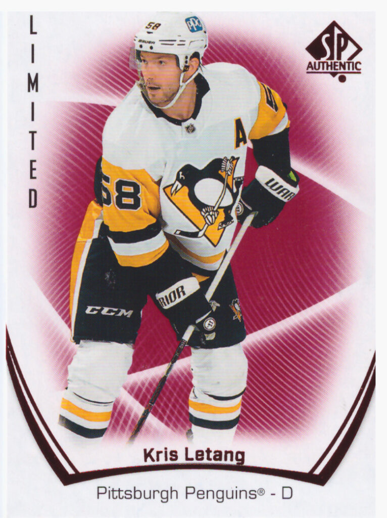 2021/22 SP Authentic – K.Letang Pit 77