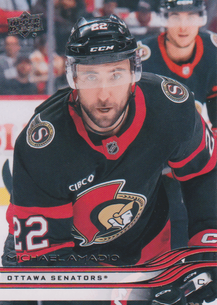 2025/26 Upper Deck Series 1 – Michael Amadio Ottawa Senators 123