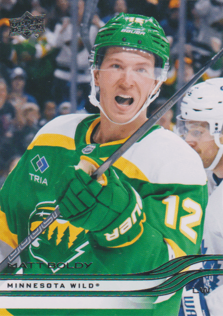 2025/26 Upper Deck Series 1 – Matt Boldy Minnesota Wild 81