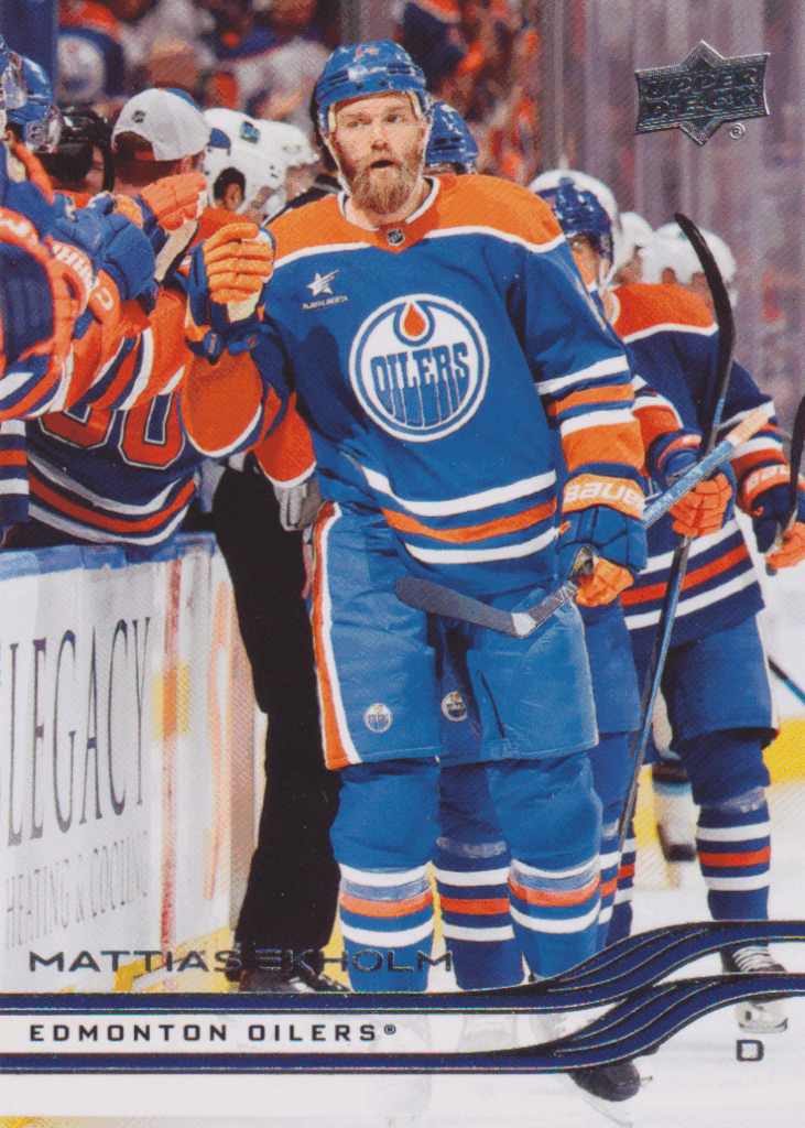2025/26 Upper Deck Series 1 – Mattias Ekholm Edmonton Oilers 68