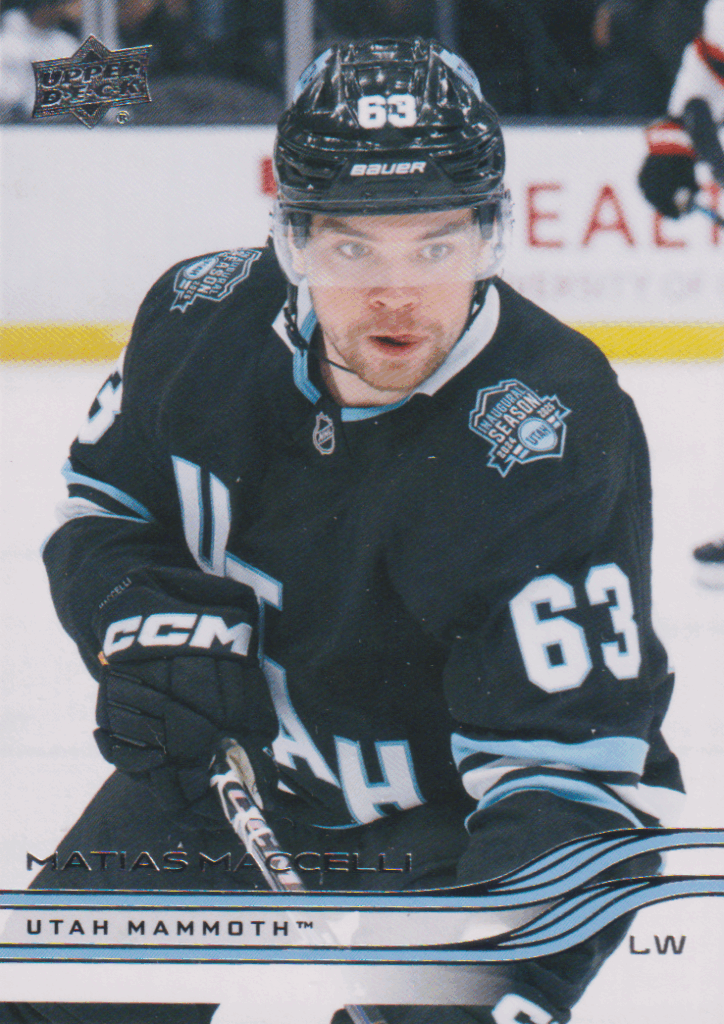 2025/26 Upper Deck Series 1 – Matias Maccelli Utah Mammoth 173