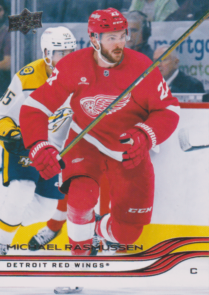 2025/26 Upper Deck Series 1 – Michael Rasmussen Detroit Red Wings 59