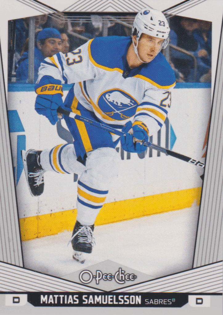2024/25 O-Pee-Chee – Mattias Samuelsson Buffalo Sabres 334