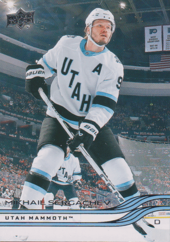 2025/26 Upper Deck Series 1 – Mikhail Sergachev Utah Mammoth 171