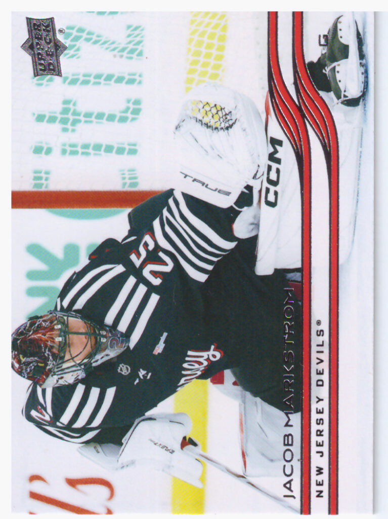 2025/26 Upper Deck Series 1 – Jacob Markstrom New Jersey Devils 101