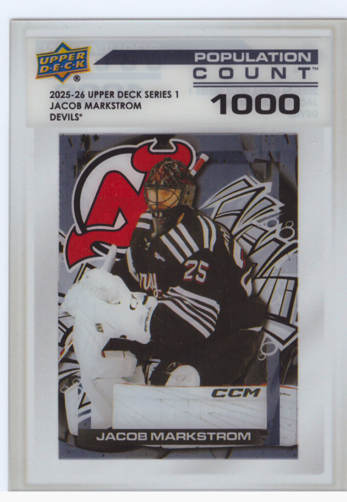 2025/26 Upper Deck Series 1 – Jacob Markstrom New Jersey Devils PC-7   /1000
