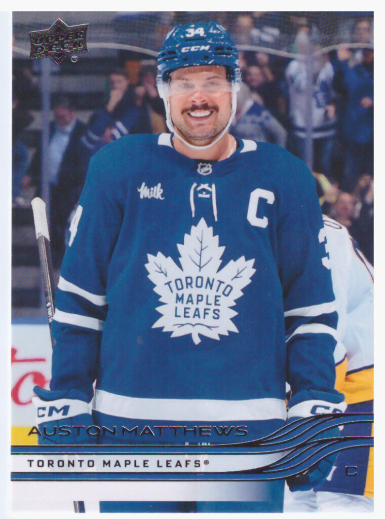 2025/26 Upper Deck Series 1 – Austin Matthews Toronto Maple Leafs 161