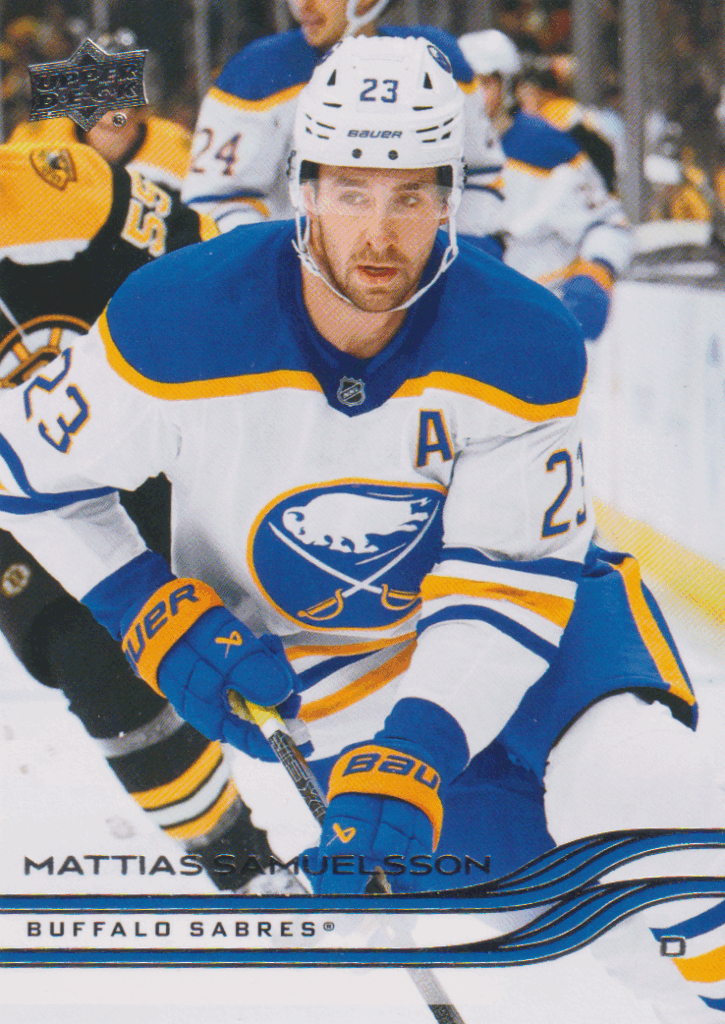 2025/26 Upper Deck Series 1 – Mattias Samuelsson Buffalo Sabres 15