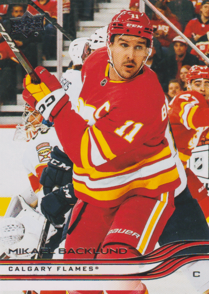 2025/26 Upper Deck Series 1 – Mikael Backlund Calgary Flames 22