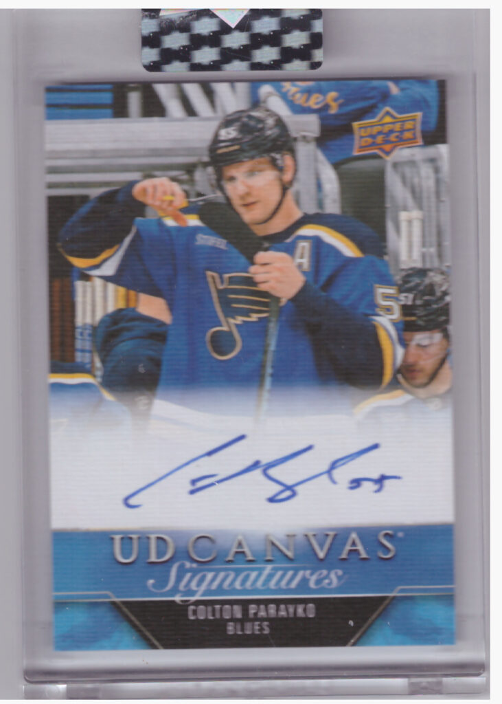 2023/24 Clear Cut – Colton Parayko St.Louis Blues CS-CP