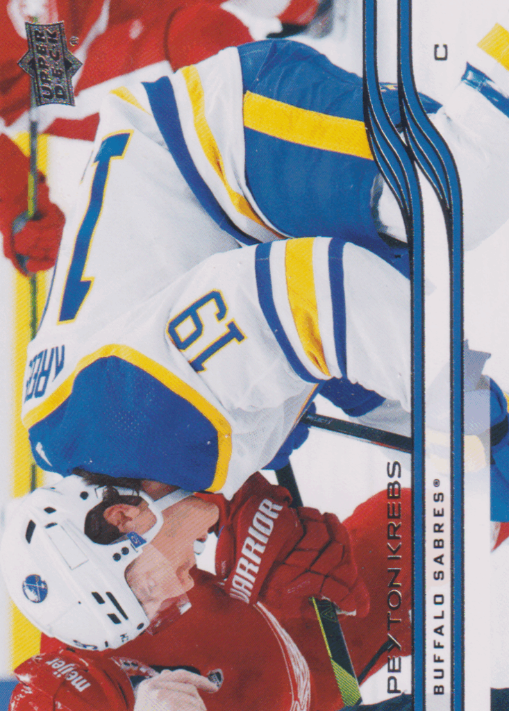 2025/26 Upper Deck Series 1 – Peyton Krebs Buffalo Sabres 17