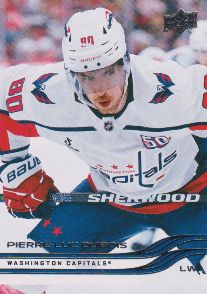 2025/26 Upper Deck Series 1 – Pierre-Luc Dubois Washington Capitals 189