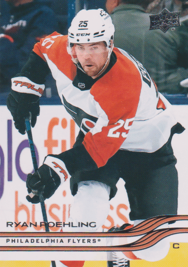 2025/26 Upper Deck Series 1 – Ryan Poehling Philadelphia Flyers 125