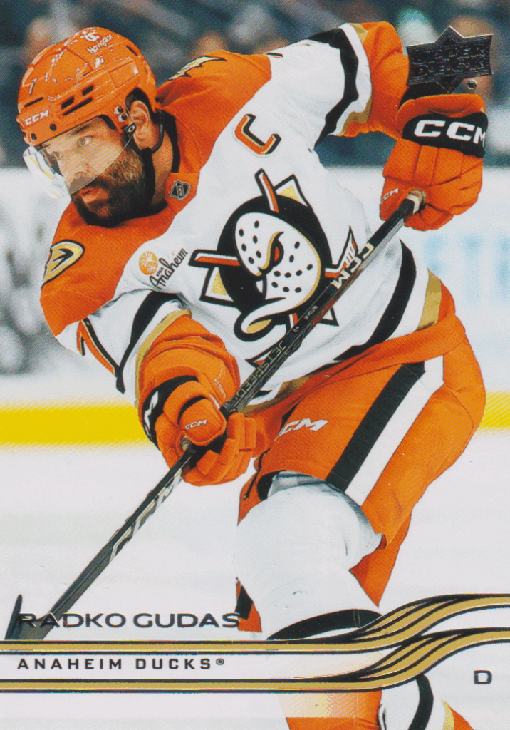 2025/26 Upper Deck Series 1 – Radko Gudas Anaheim Ducks 4