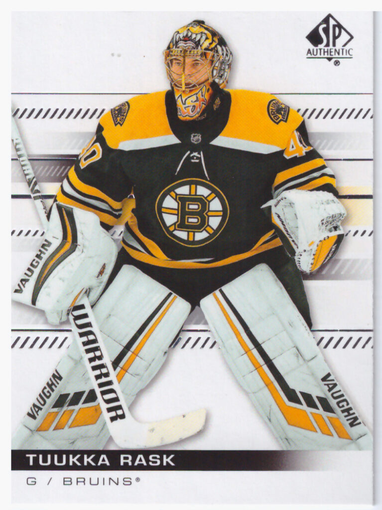 2019/20 SP Authentic – Tuuka Rask Boston Bruins 57