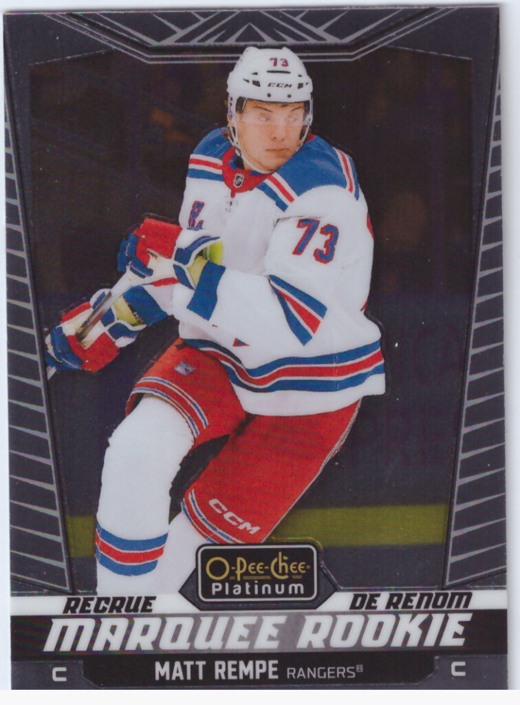 2024/25 O-Pee-Chee Platinum – Matt Rempe New York Rangers 244