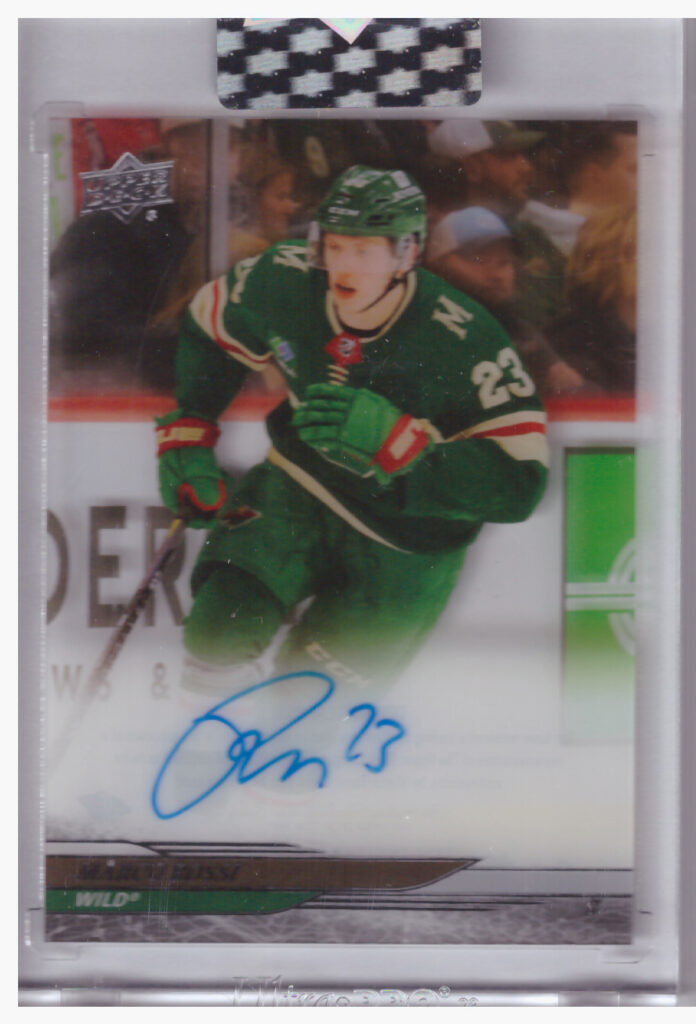 2024/25 Clear Cut – Marco Rossi Minnesota Wild CC-MR