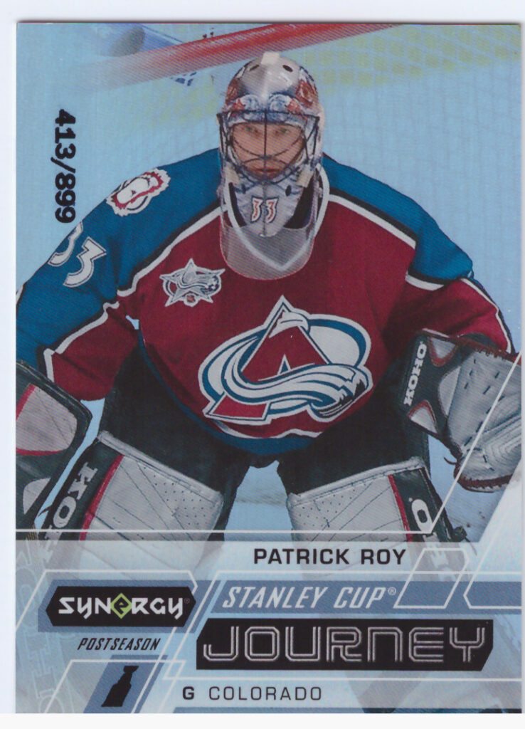 2020/21 Synergy – Patrick Roy Colorado Avalanche CJ-PR   /899