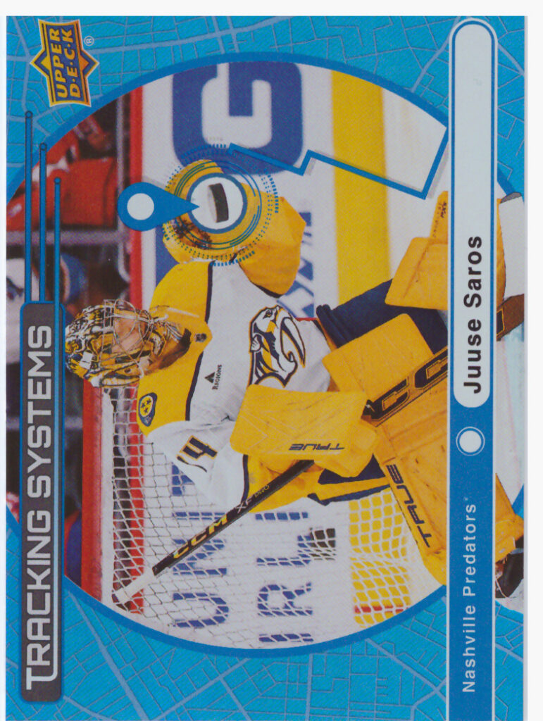 2025/26 Upper Deck Series 1 – Juuse Saros Nashville Predators TS-7