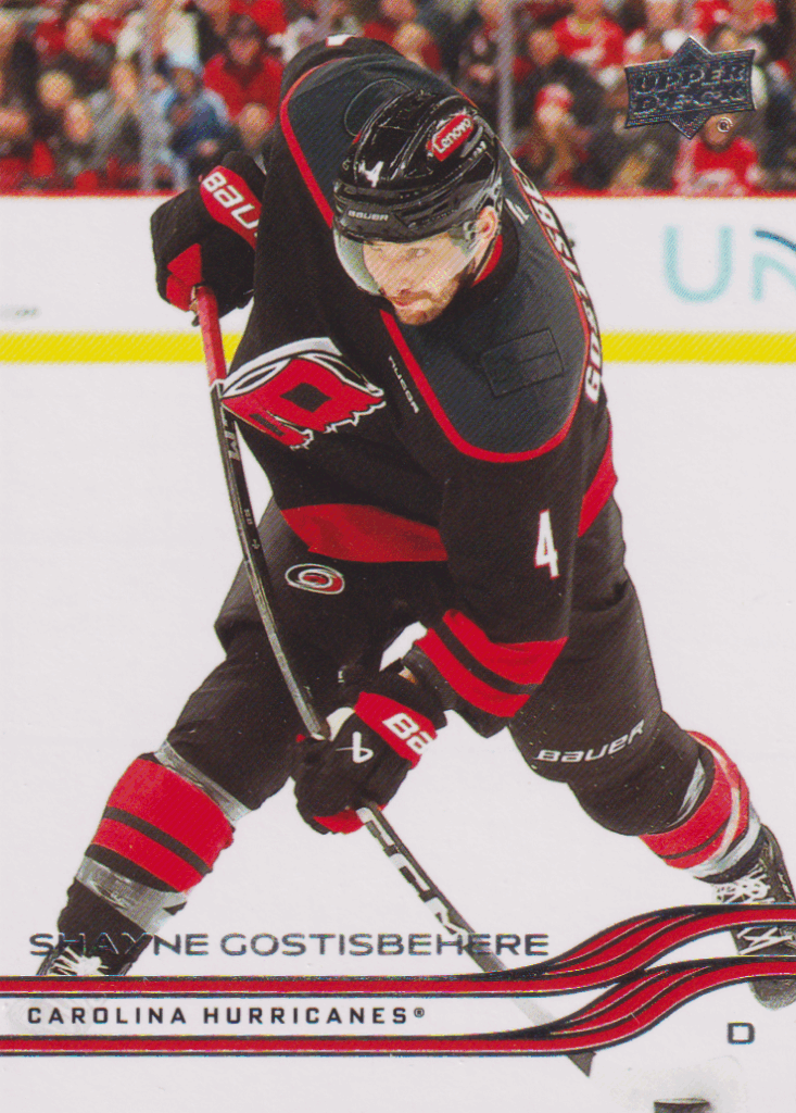 2025/26 Upper Deck Series 1 – Shayne Gostisbehere Carolina Hurricanes 26