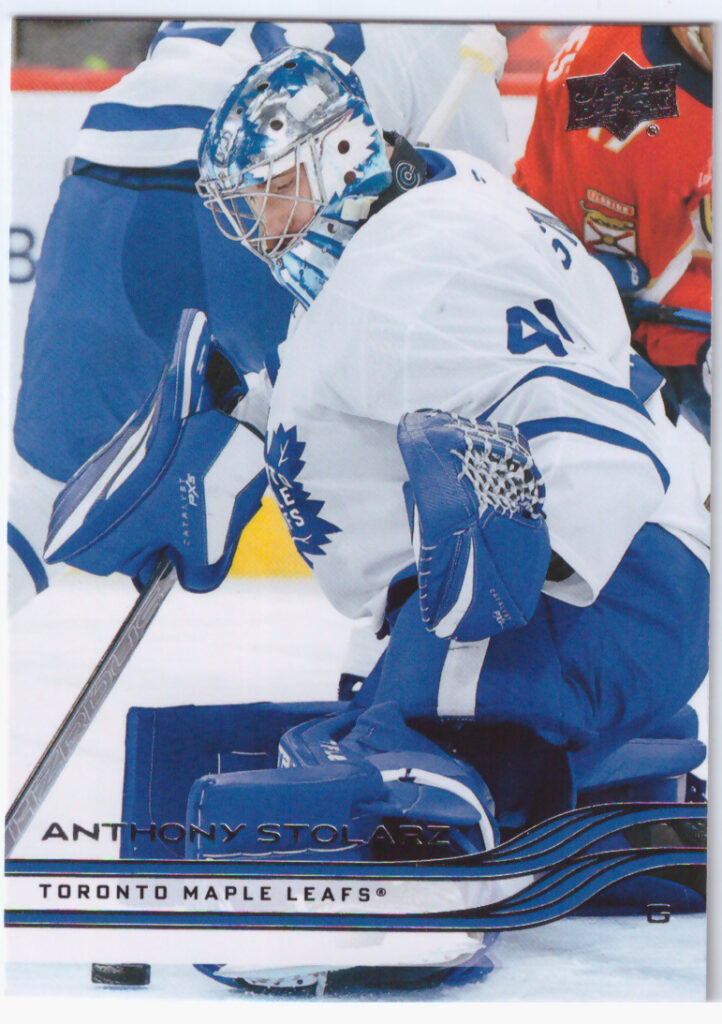 2025/26 Upper Deck Series 1 – Anthony Stolarz Toronto Maple Leafs 163