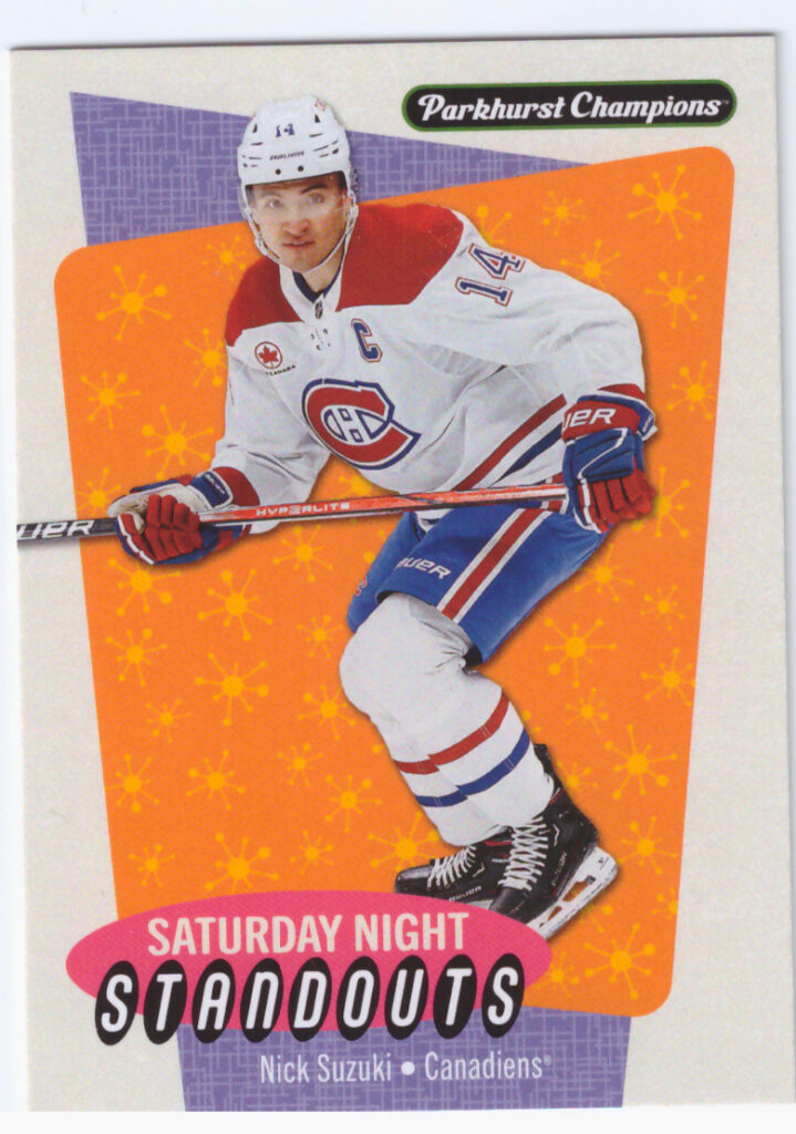 2024/25 Parkhurst Champions – Nick Suzuki Montreal Canadiens SS-1