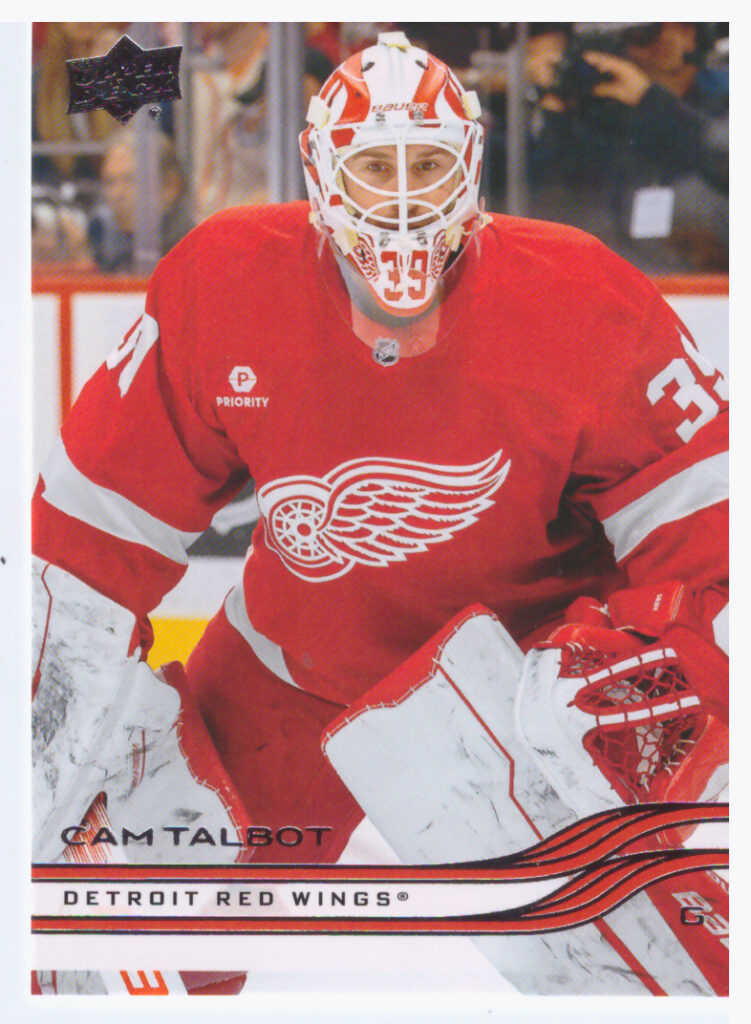 2025/26 Upper Deck Series 1 – Cam Talbot Detroit Red Wings 57