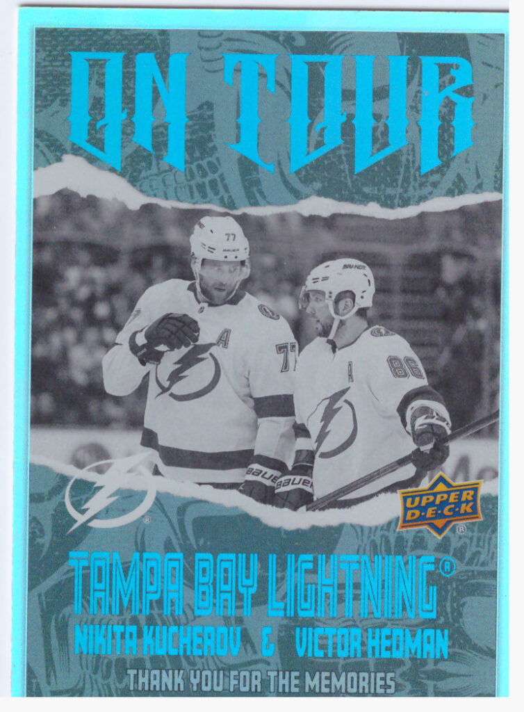 2024/25 Upper Deck Series 2 – Nikita Kucherov, Victor Hedman Tampa Bay Lightnings OT-19