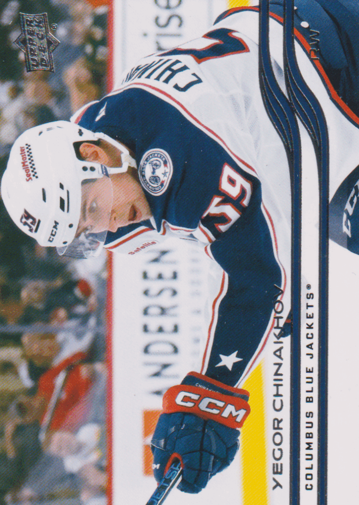 2025/26 Upper Deck Series 1 – Yegor Chinakhov Columbus Blue Jackets 49