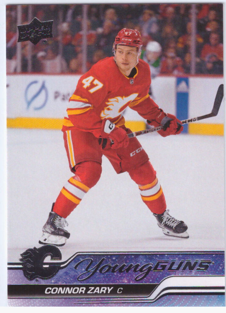 2023/24 Upper Deck Series 2 – Connor Zary Calgary Flames 496