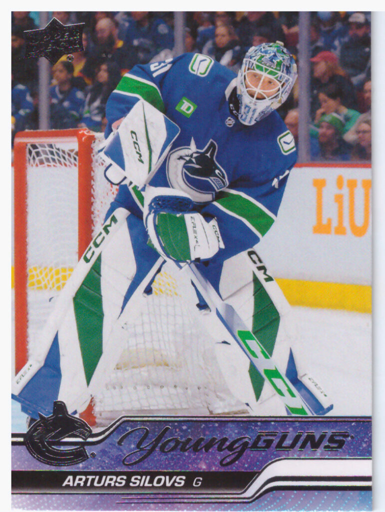2023/24 Upper Deck Series 2 – Arturs Silovs Vancouver Canucks 485
